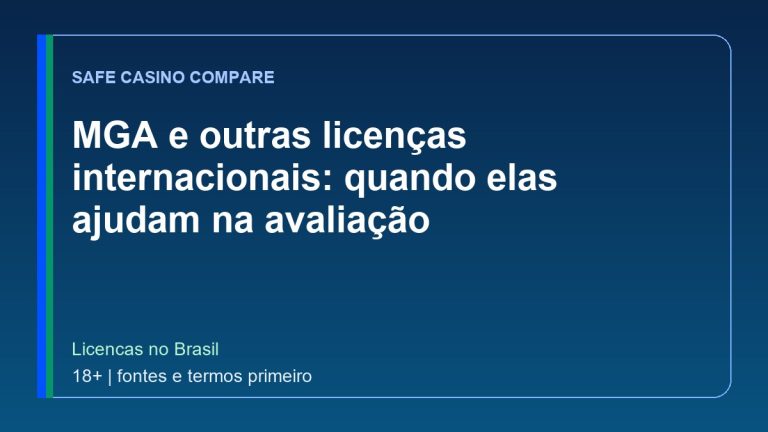 MGA e outras licenças internacionais: quando elas ajudam na avaliação