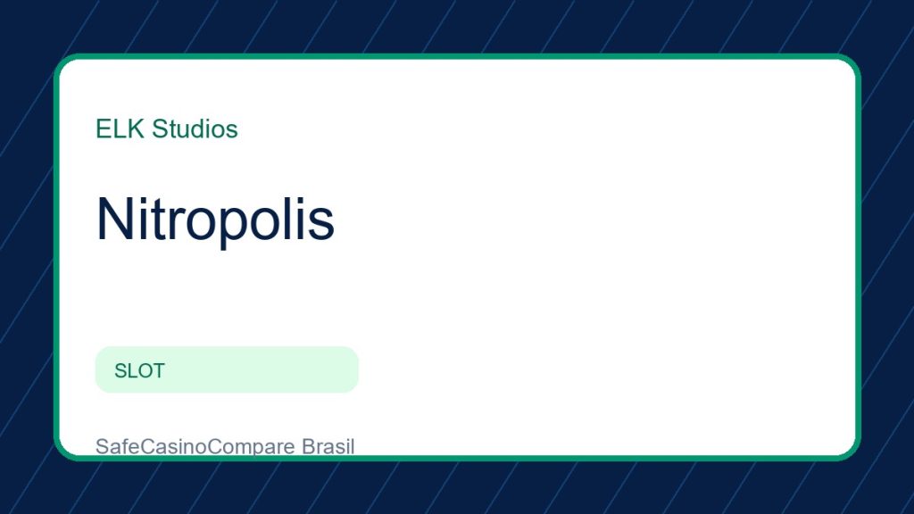Nitropolis jogo grátis: imagem editorial do perfil no SafeCasinoCompare