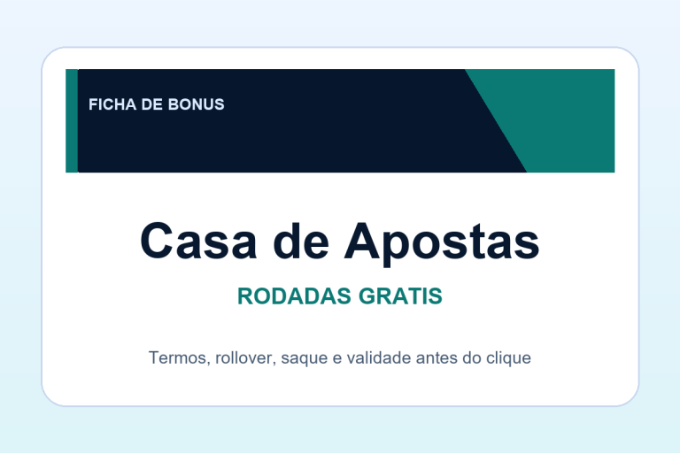 rodadas gratis Casa de Apostas: ficha SafeCasinoCompare Brasil