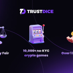 Visual editorial da ficha Trust Dice no SafeCasinoCompare Brasil