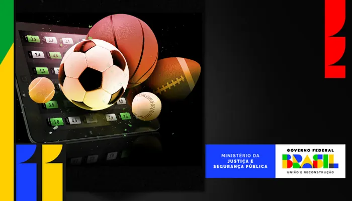 Logo do Ministério da Justiça do Brasil ao lado dos logotipos da Globo, SBT, N Sports e Amazon Prime Video