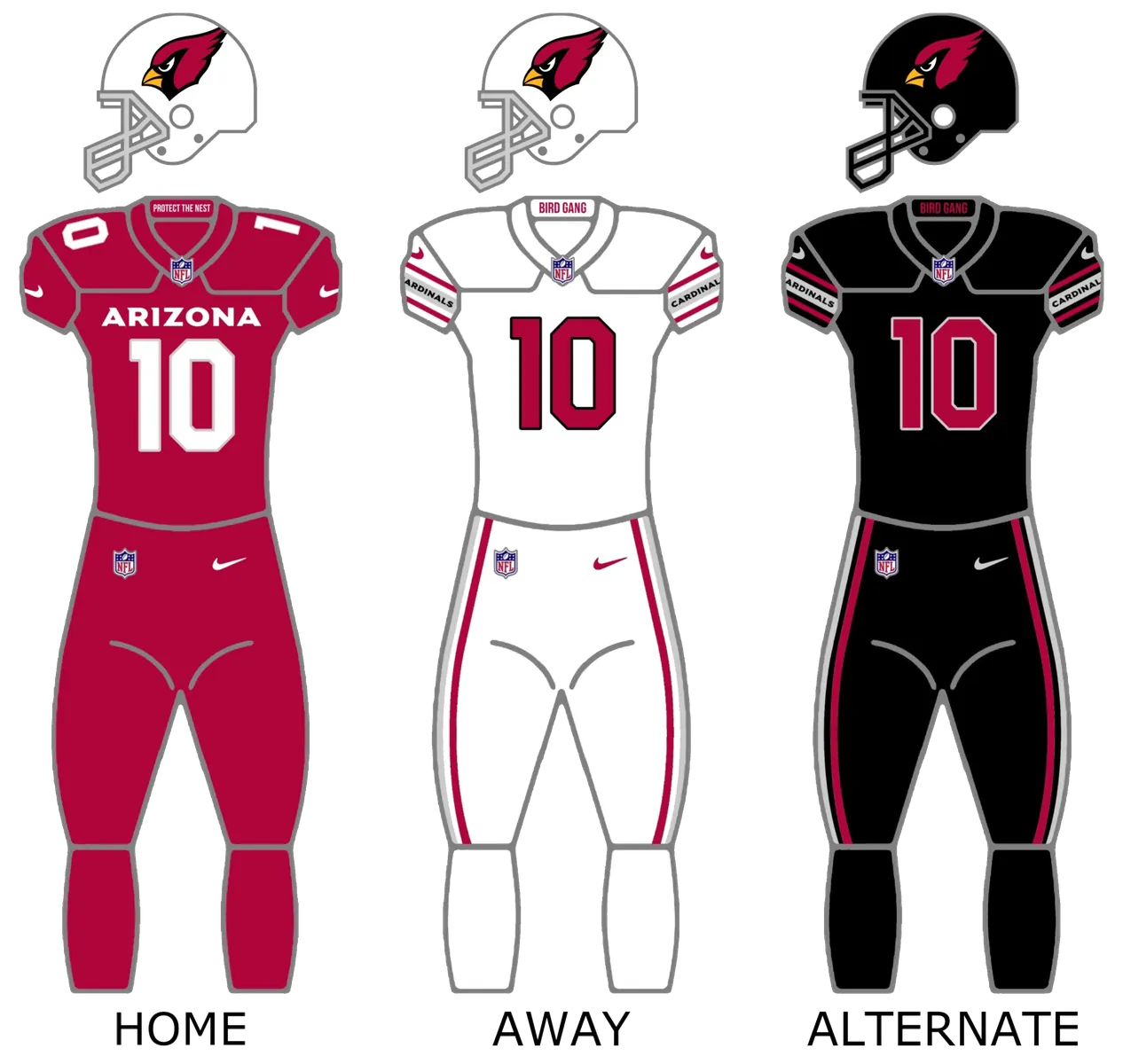 Logo da NFL e capacete do Arizona Cardinals, representando o contexto da notícia sobre apostas.