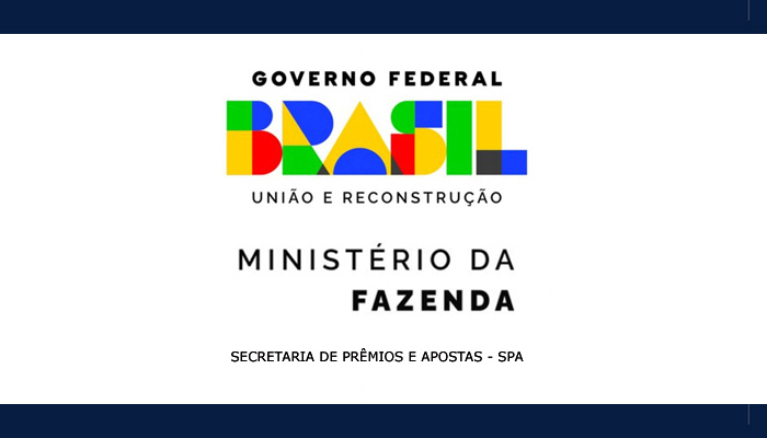 Um banner de publicidade de apostas com um aviso de risco em destaque, simbolizando a nova regulamentação do Ministério da Fazenda.