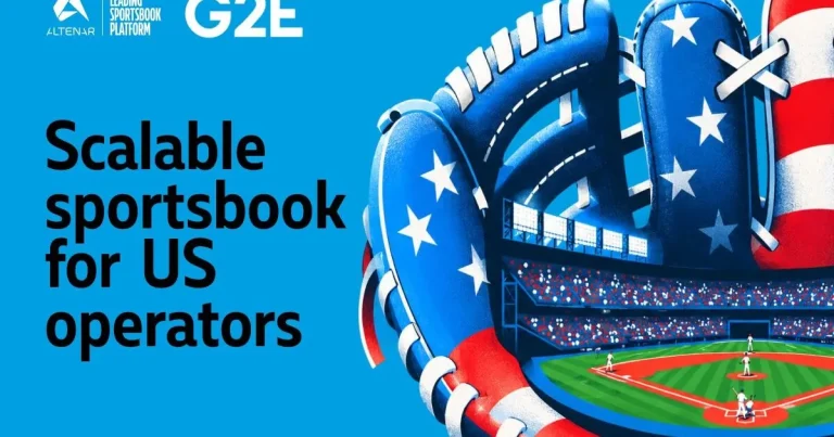 Estande da Altenar na G2E Las Vegas 2026 exibindo plataforma de sportsbook para operadores norte-americanos